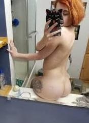 5P Redhead Teen poses for camera