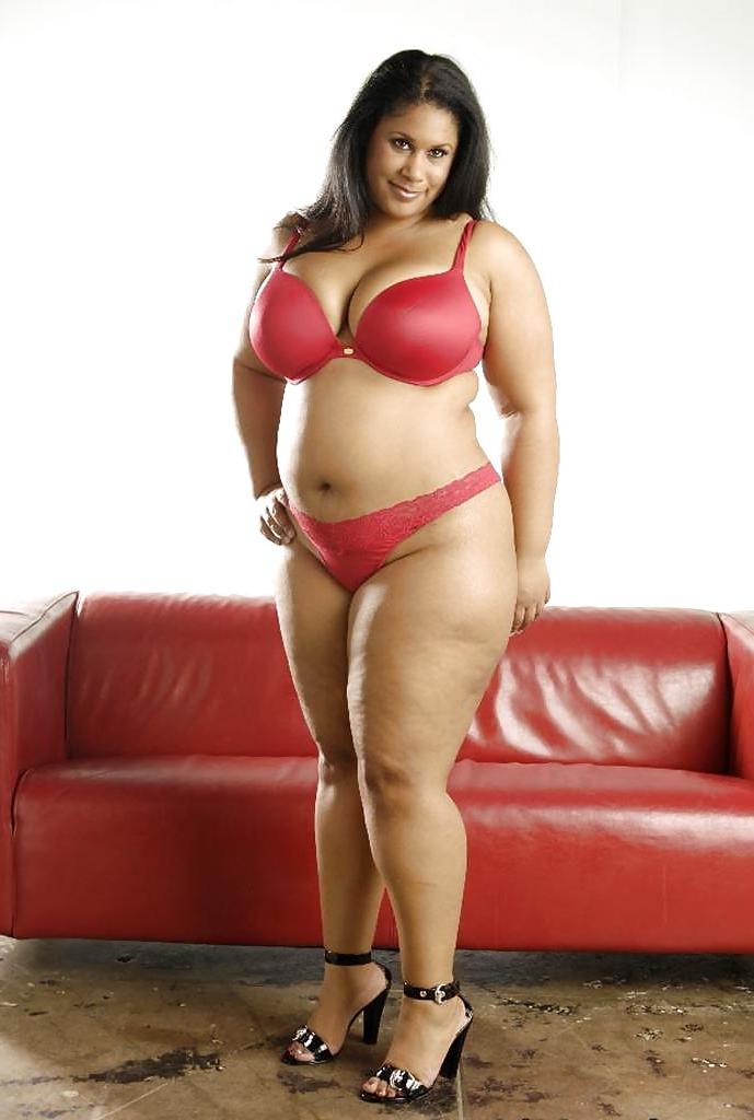 14P Beautiful Ebony In Red Panties