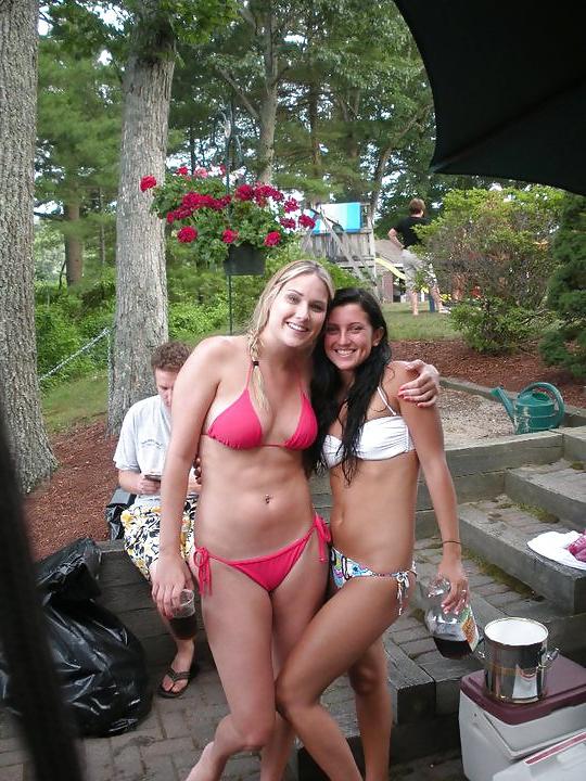 21P Boston University Girls in Bikinis