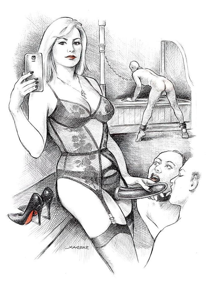 25P Femdom Artwork