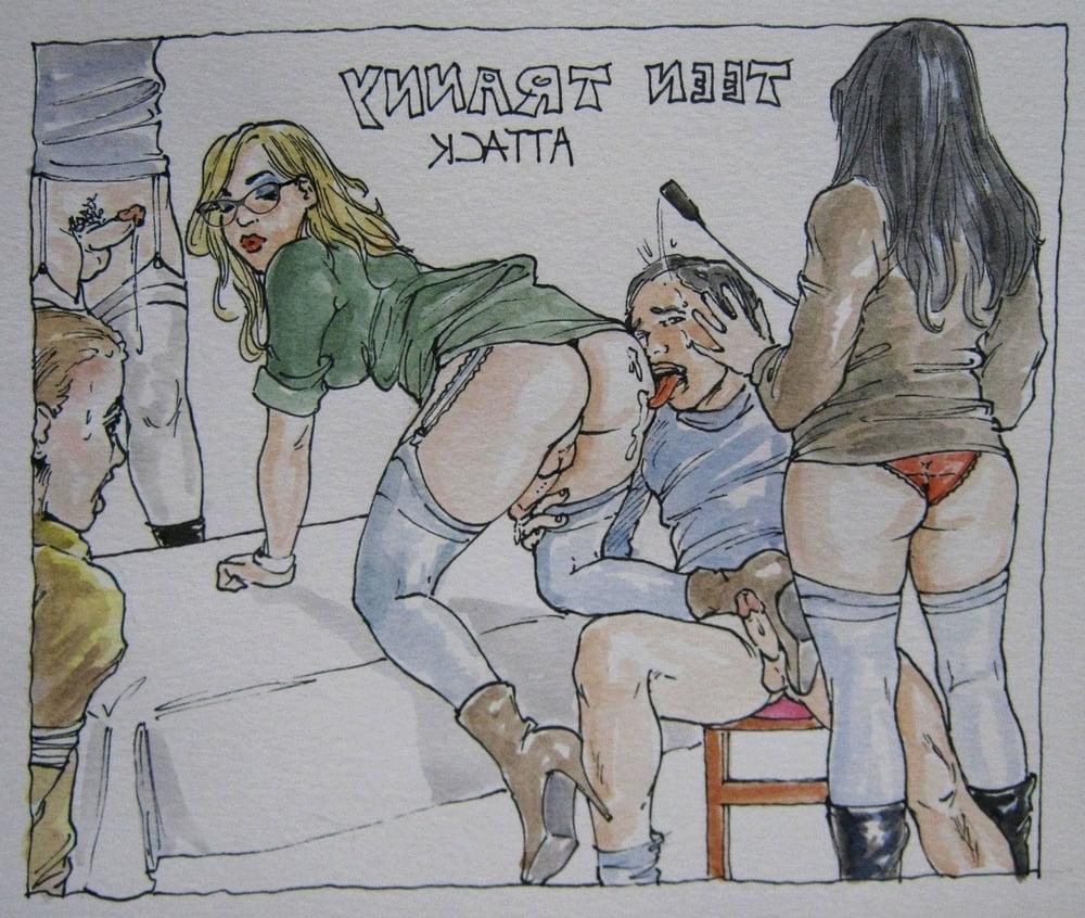 25P Femdom Artwork
