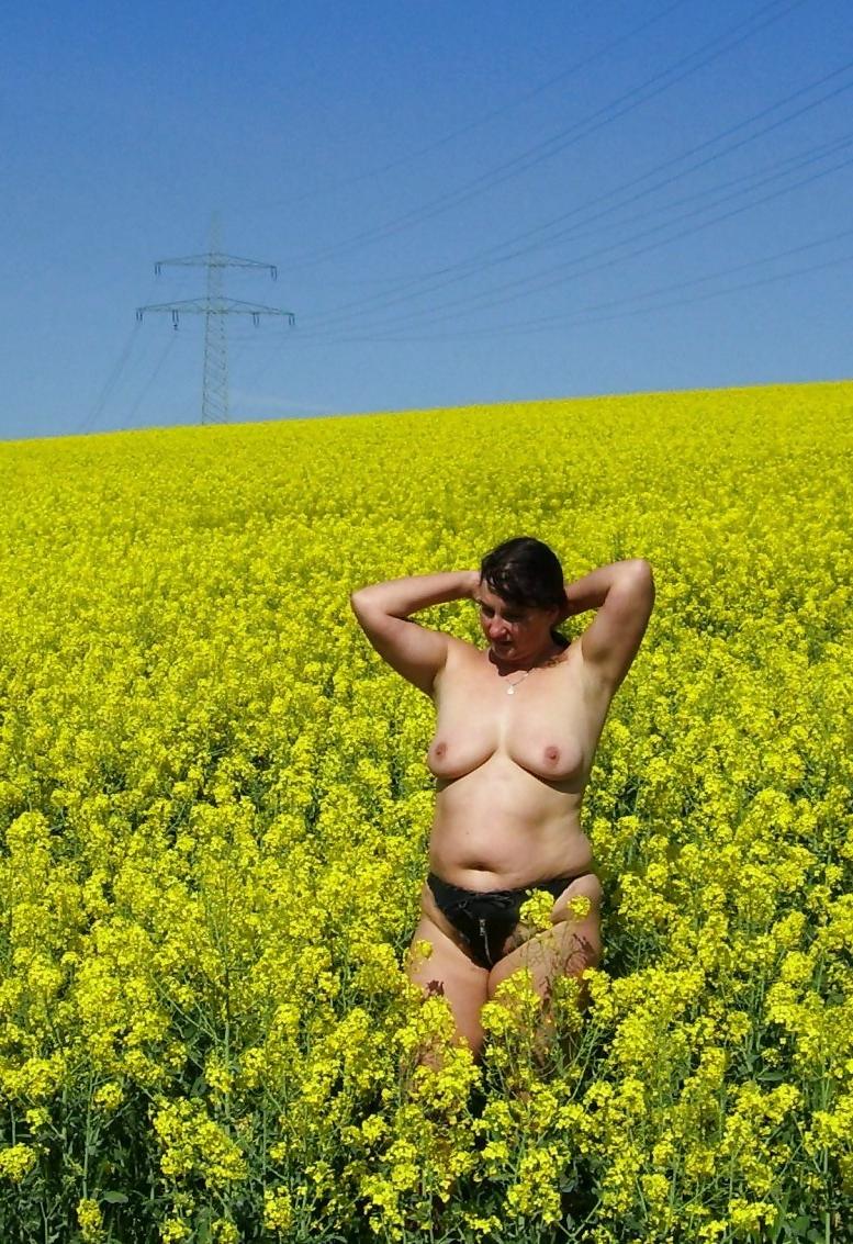 18P Bbw-corinna im rapsfeld