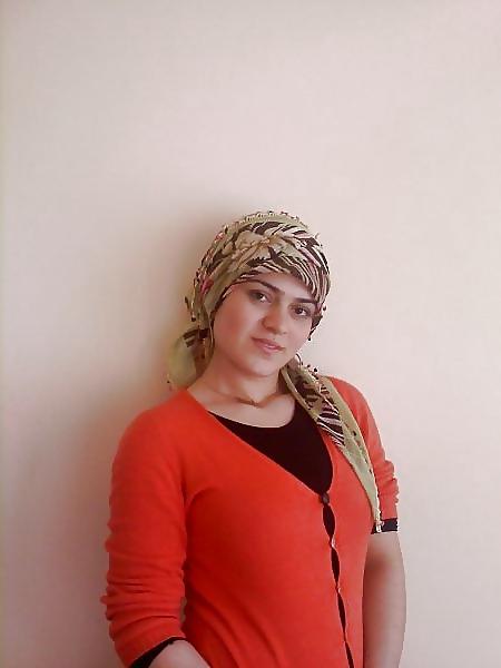 9P Turkish turbanli hijab arab turk red