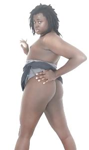 7P Fat black femboy