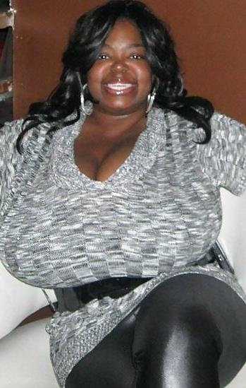 25P Sexy black woman with huge tits
