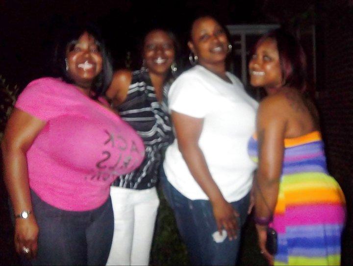 25P Sexy black woman with huge tits