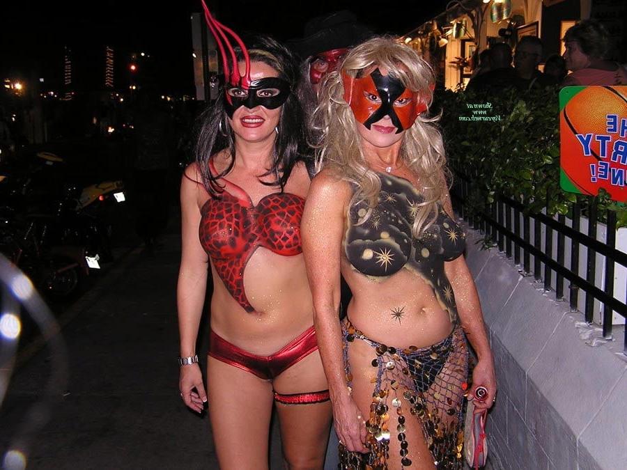 25P Naked bike rides, naked in public, Fantasy Fest etc