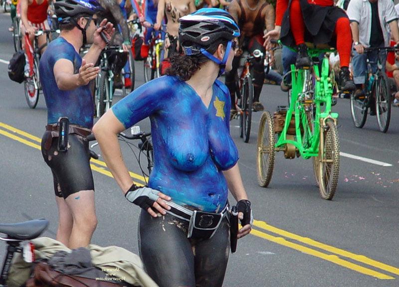 25P Naked bike rides, naked in public, Fantasy Fest etc