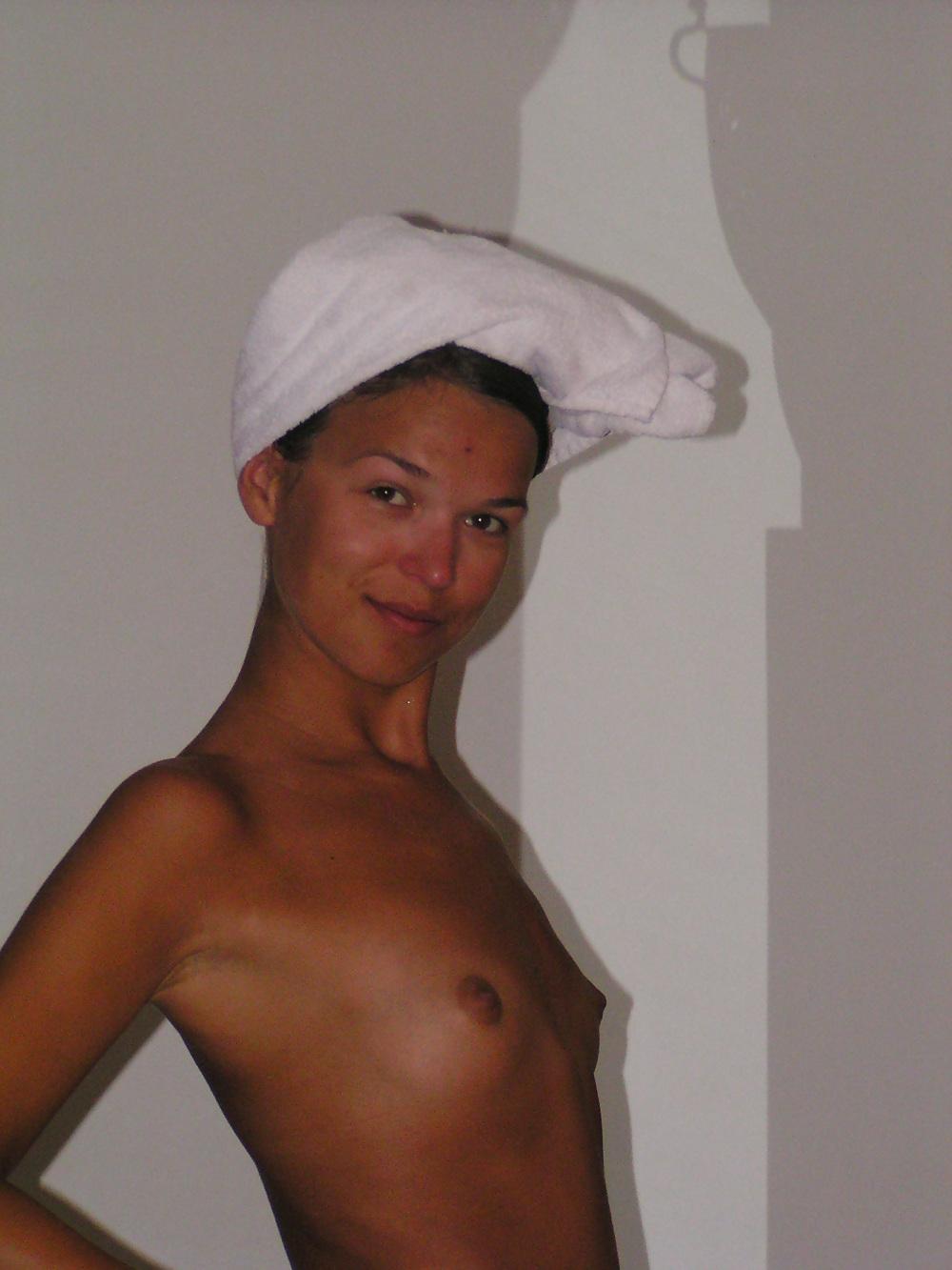 7P Dark hair sexy teen