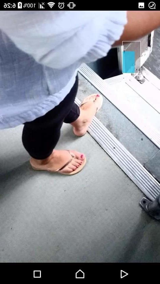 15P Feet, sandals and rich asses