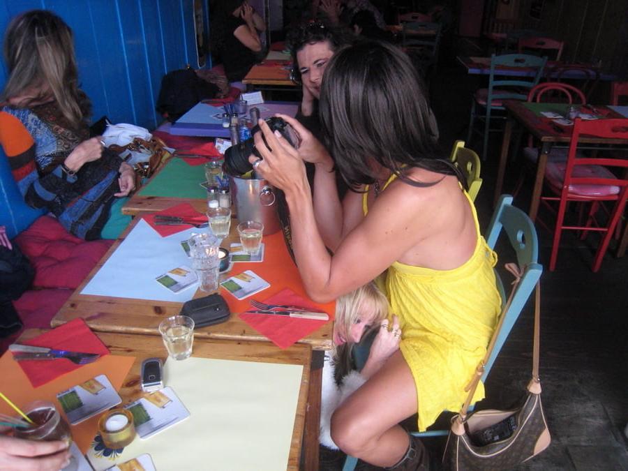 25P Muriel: Fake Tit Slut Shows Off in Public!
