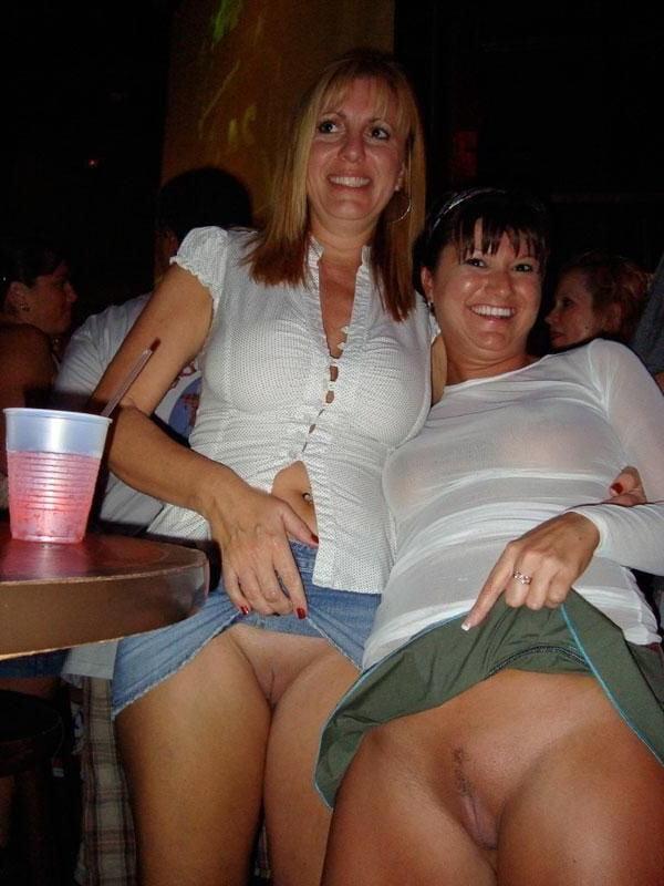 25P more than one lady showing her goods