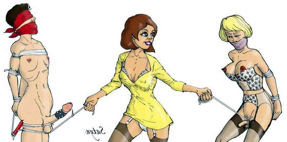 21P drawing femdom