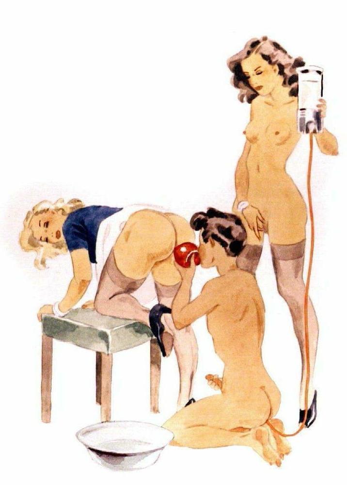 18P Vintage Femdom toons