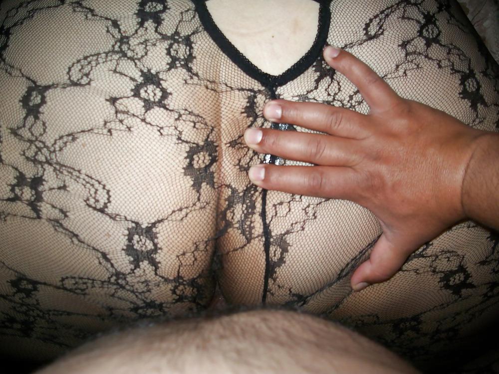 25P Lace bodysuit! plus strap on action!