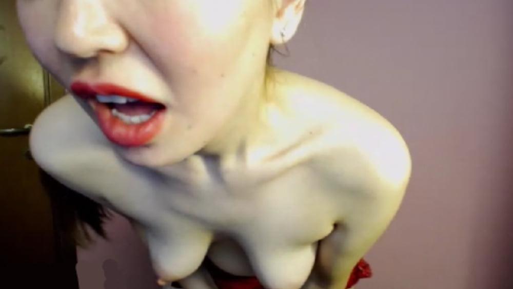 25P Bend Down Breast Strokes Nipple Tease Challenge 6