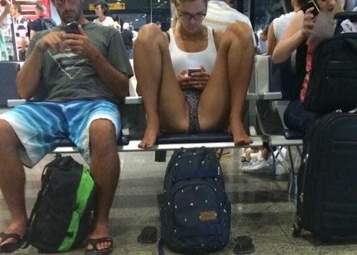 25P Showing their goods in public