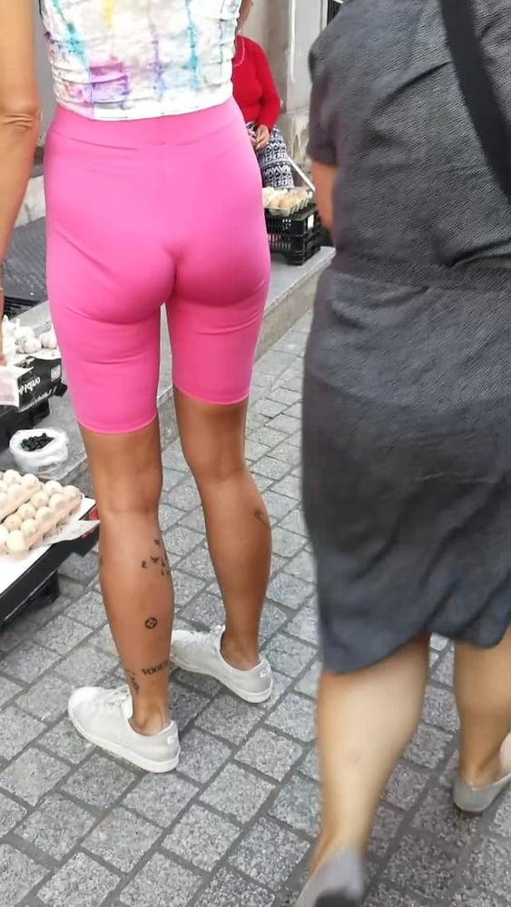 7P Fit short hair polish milf ass