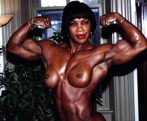 25P Black muscled womans ... By Gonget