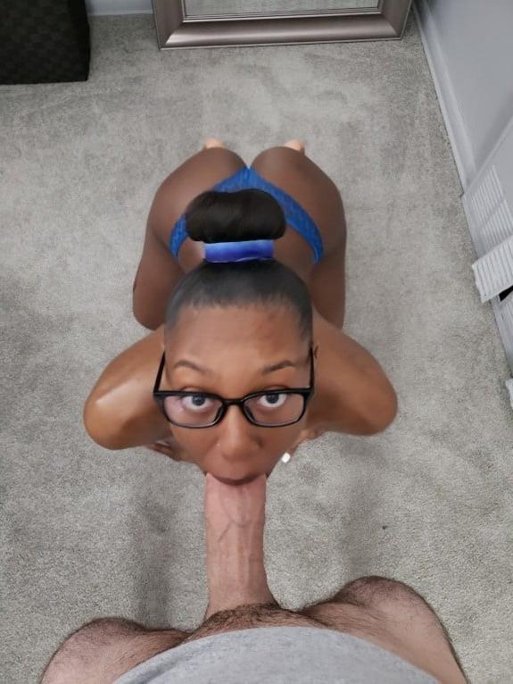 25P Nerdy Ebony Loves BWC