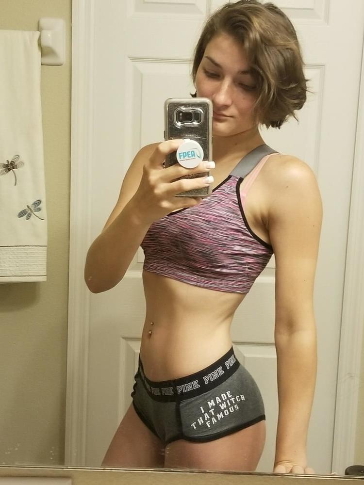 25P Cutie with pirced nips and short hair