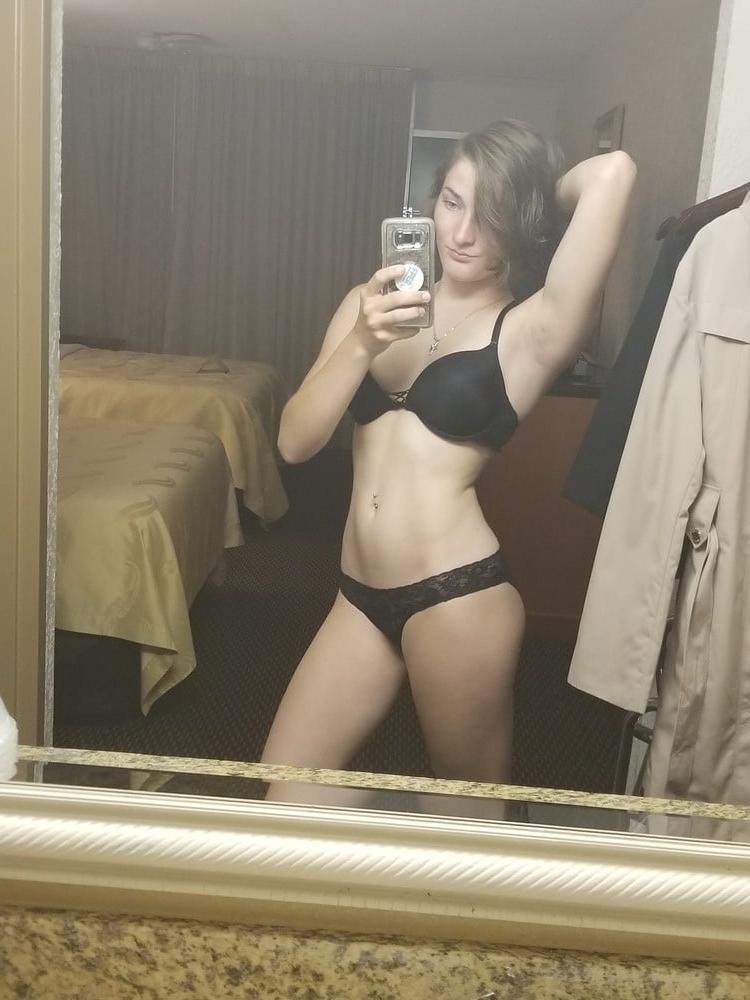 25P Cutie with pirced nips and short hair