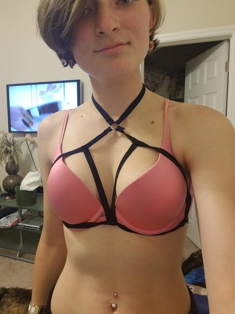 25P Cutie with pirced nips and short hair