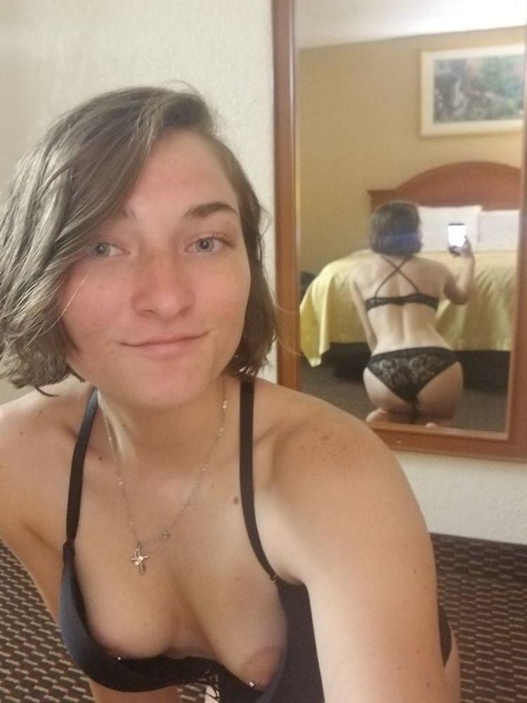 25P Cutie with pirced nips and short hair