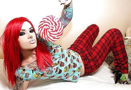 21P Hottest Tattooed Babe Ever British