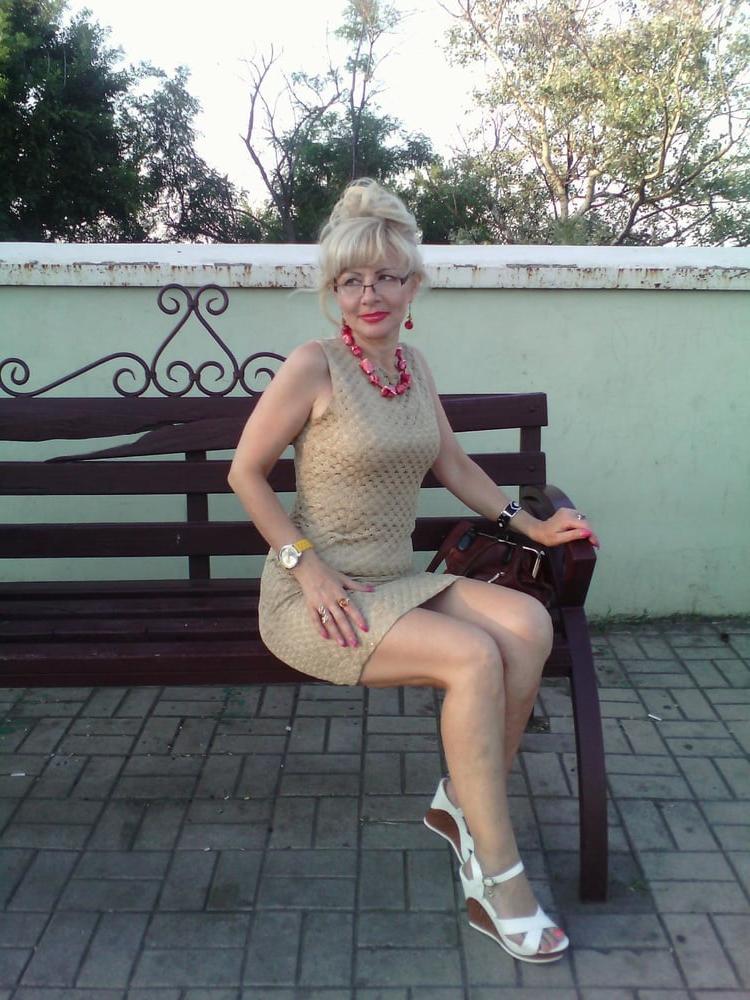 25P Blonde Matures with Short Hair and Glasses