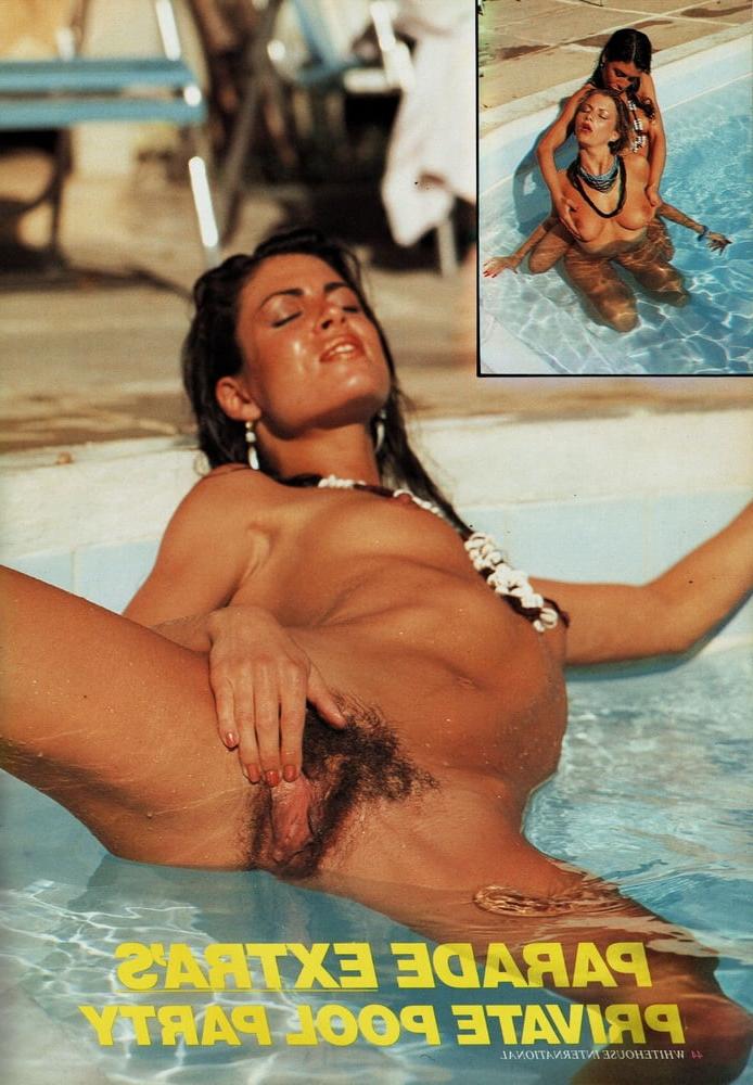 25P Pornoluvers retro 80s spead open hairy pussies
