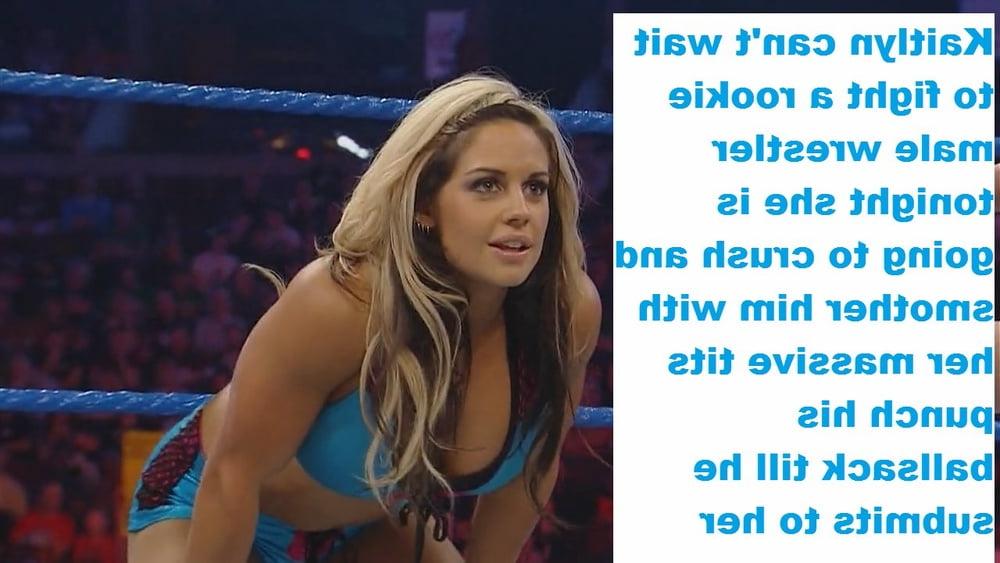 25P WWE Divas Femdom Captions and Pics