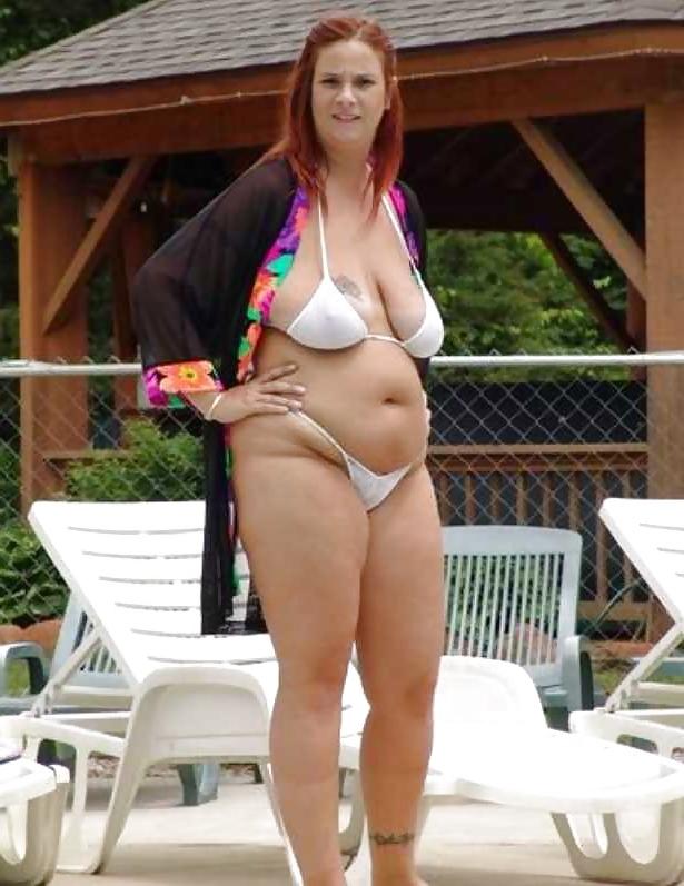 25P Bbw in public in bikinis or non fitting clothes