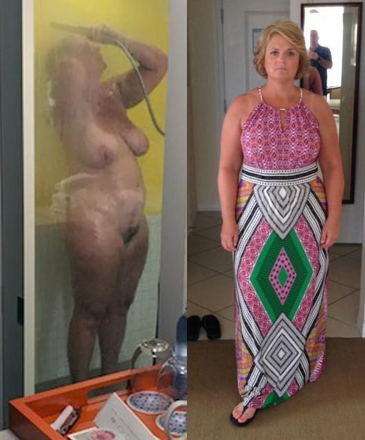 25P Dressed Undressed 51 She's in the shower