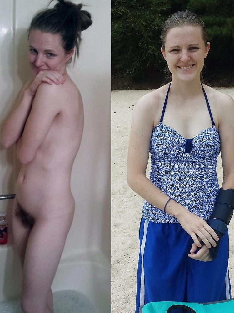 25P Dressed Undressed 51 She's in the shower