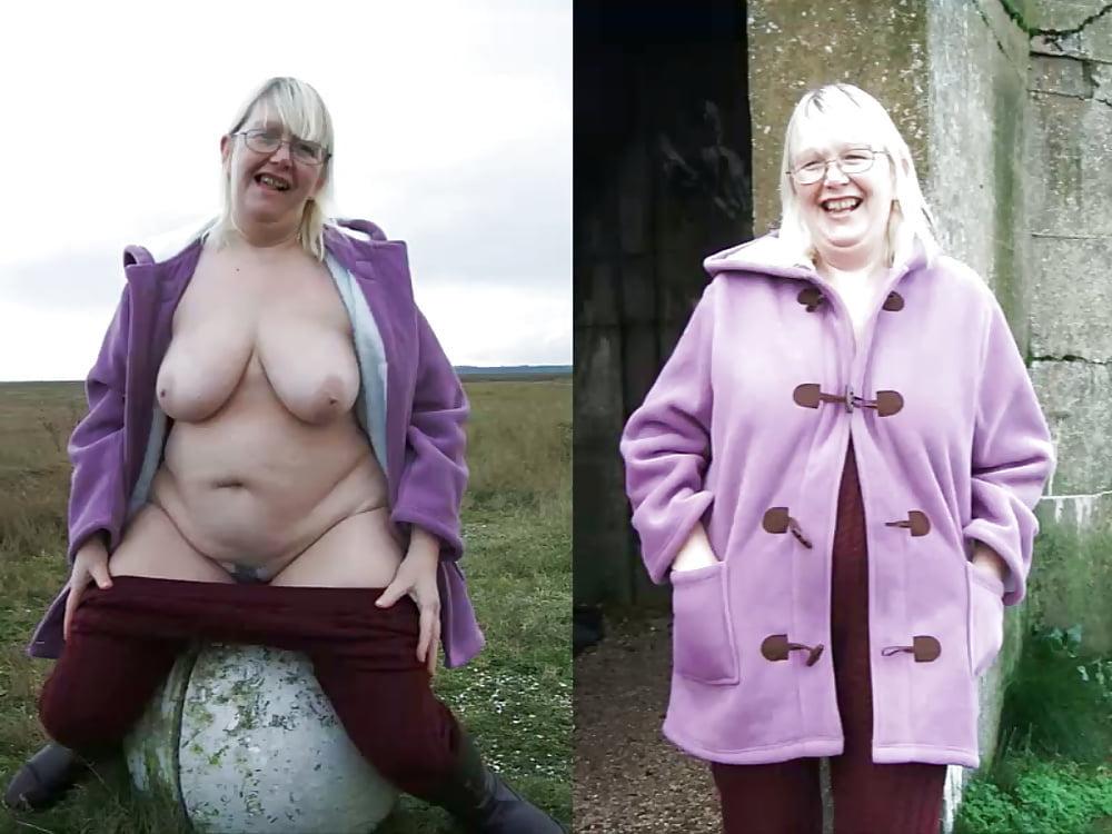 18P Gorgeous BBW Susan dressed and undressed