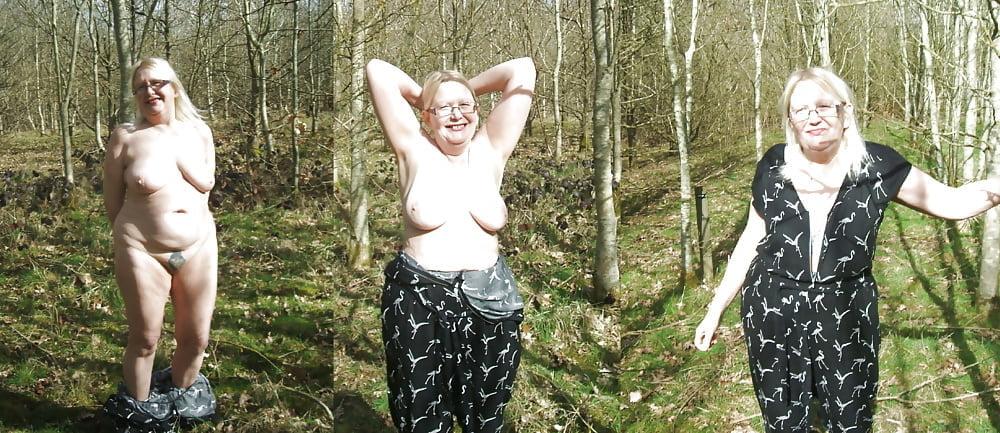 18P Gorgeous BBW Susan dressed and undressed