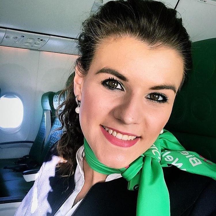 25P Hot Dutch stewardess Marie-Sophie Pole Dancing