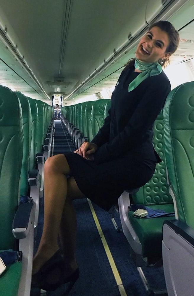 25P Hot Dutch stewardess Marie-Sophie Pole Dancing