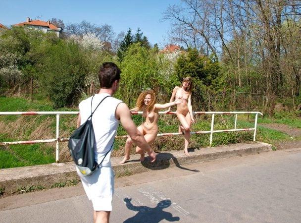 25P they are walking naked in public