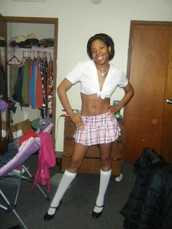 18P Naughty Black Schoolgirl's