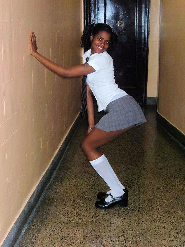 18P Naughty Black Schoolgirl's