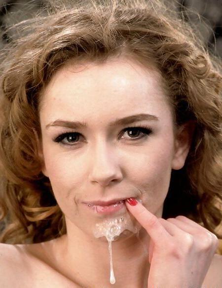 19P Dark-blonde Angela sucking a cock to completion