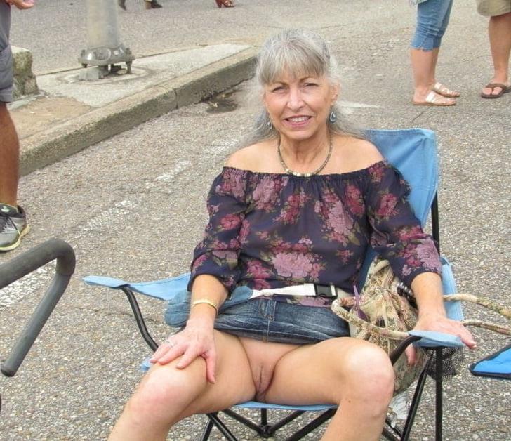 25P Sexy Grandma having fun outside 3