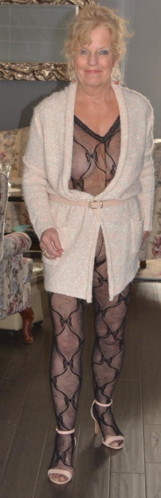 16P Black Lace Patterned Bodysuit #4a