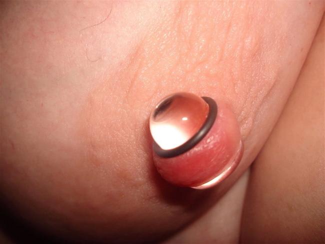 20P Dee's Large Gauge Nipple Piercings