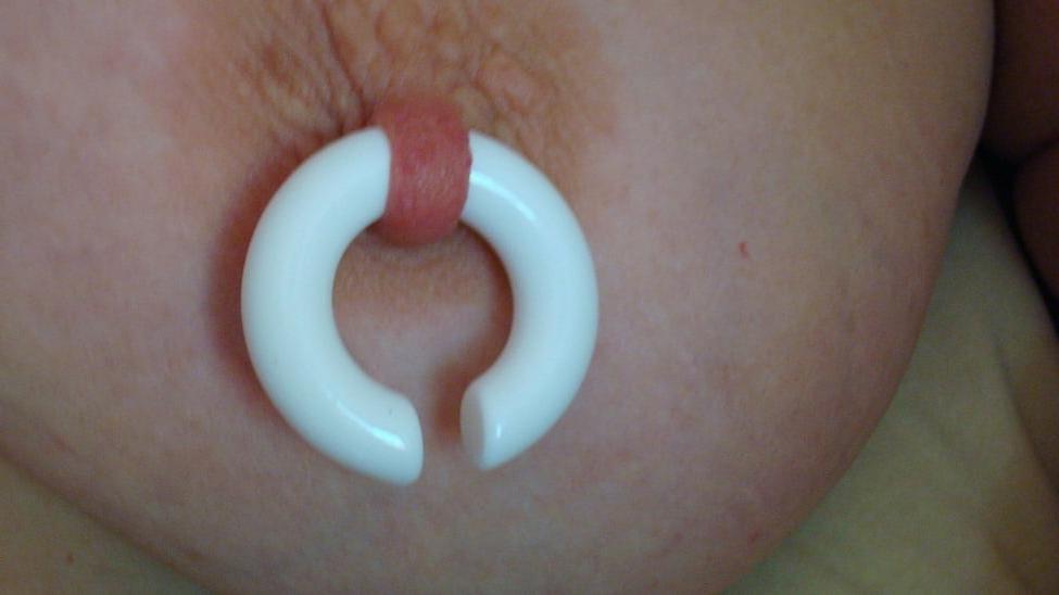 20P Dee's Large Gauge Nipple Piercings