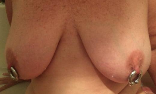 20P Dee's Large Gauge Nipple Piercings