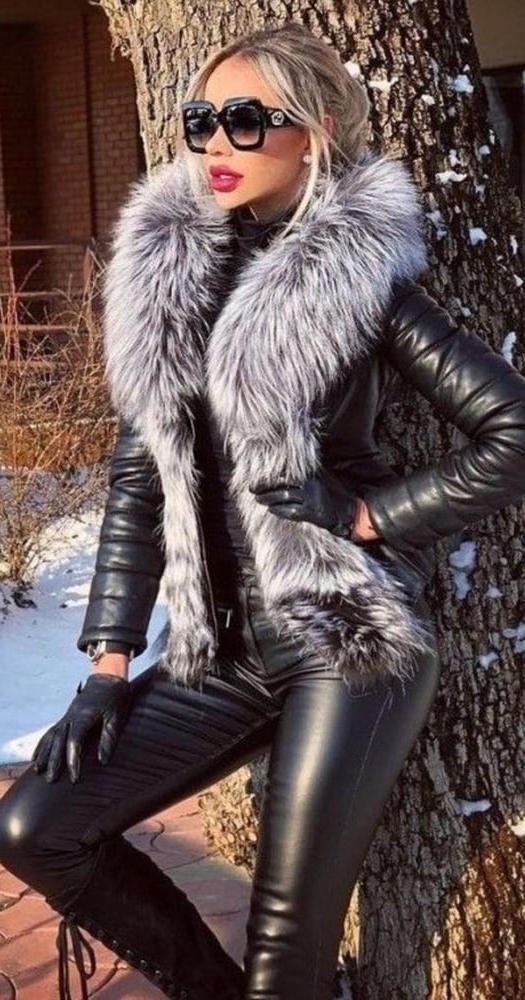 25P Classy Ladys in Leather Outfits 1 - by Redbull18