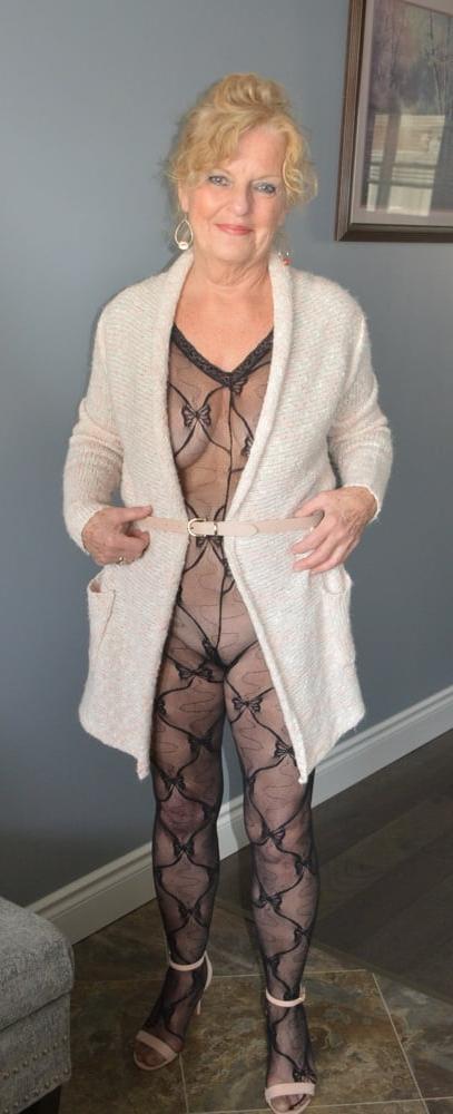 17P Black Lace Patterned Bodysuit #2